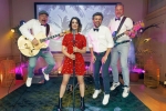 3Xtra pose on stage