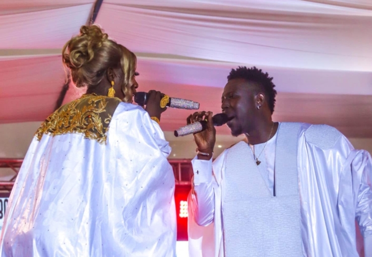 Abou & Fifa performing as a duo