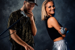 Synq live duo on set