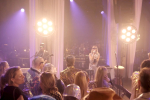 DJ and singer perform at a wedding